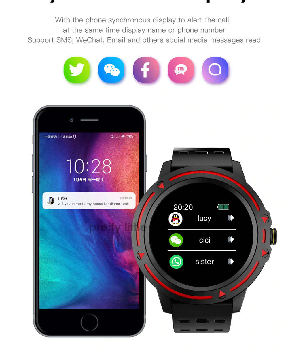 Αδιάβροχο Smartwatch Αθλητικό Ρολόι Activity Tracker με Μετρητή Παλμών, Βημάτων, Πίεσης, Οξυγόνου, Ύπνου & Αθλητικές Δραστηριότητες
